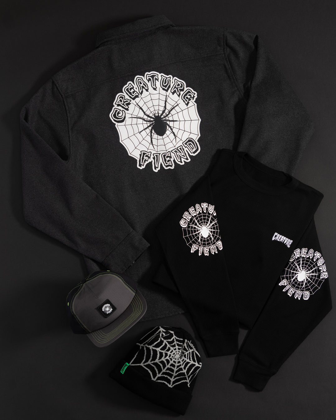 Creature Web L/S Flannel