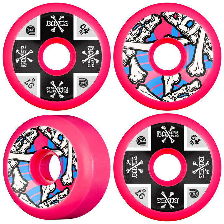 *Pre-Order* Powell Peralta Crossbones 64mm 97a Pink Skateboard Wheels