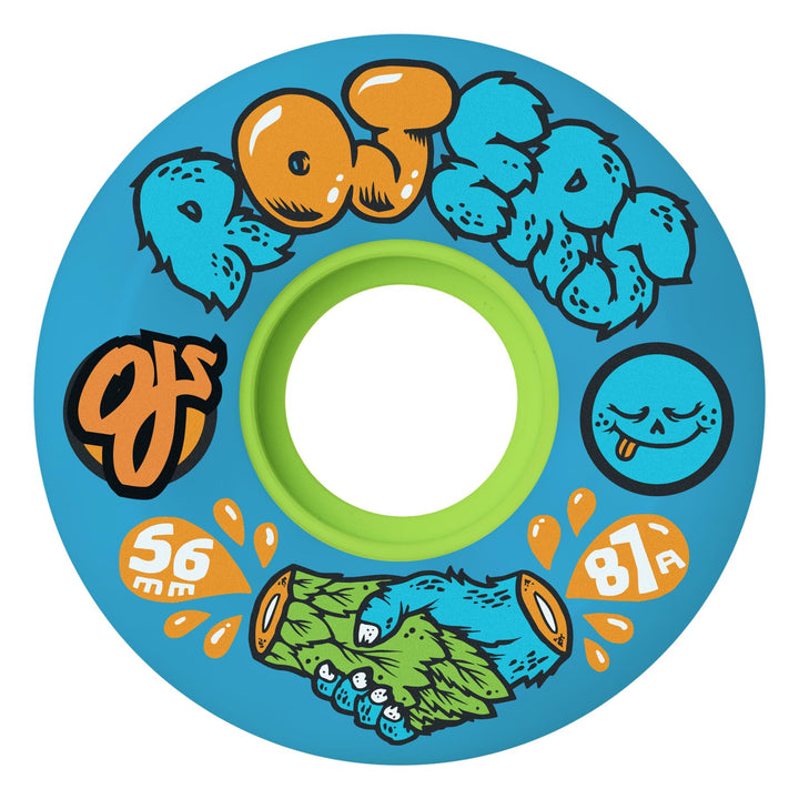 OJ Rojers Keyframe Blue 56mm 87a Skateboard Wheels