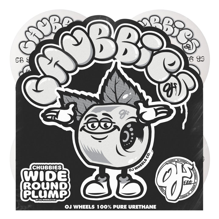 OJ Chubbies Throw Ups 58mm 99a Skateboard Wheels