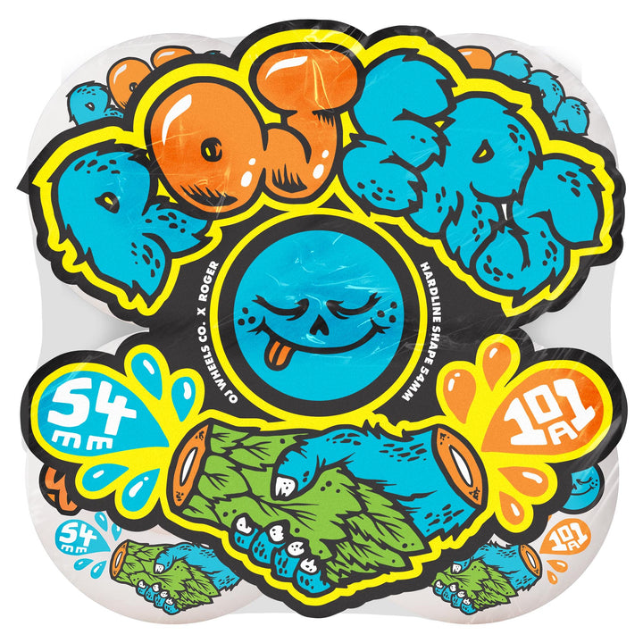 OJ Rojers Elite Hardline 54mm 101a Skateboard Wheels