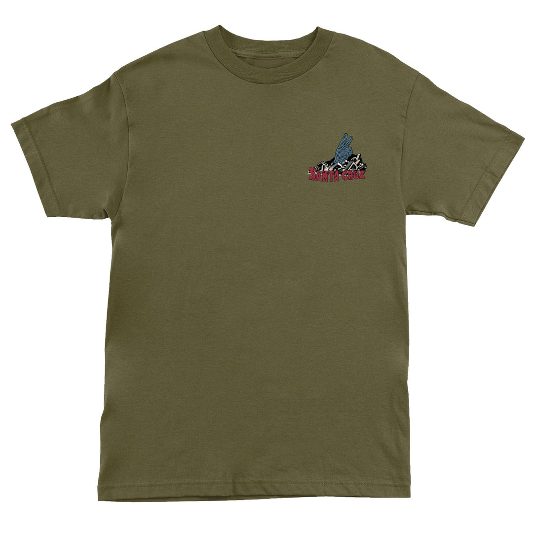 Santa Cruz Jeff Kendall Grid Hand T-Shirt