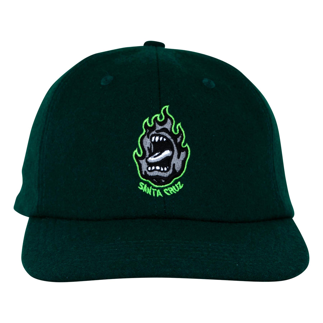 Santa Cruz Screaming Fire Unstructured Snapback Hat