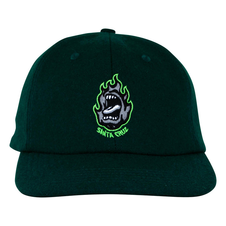 Santa Cruz Screaming Fire Unstructured Snapback Hat