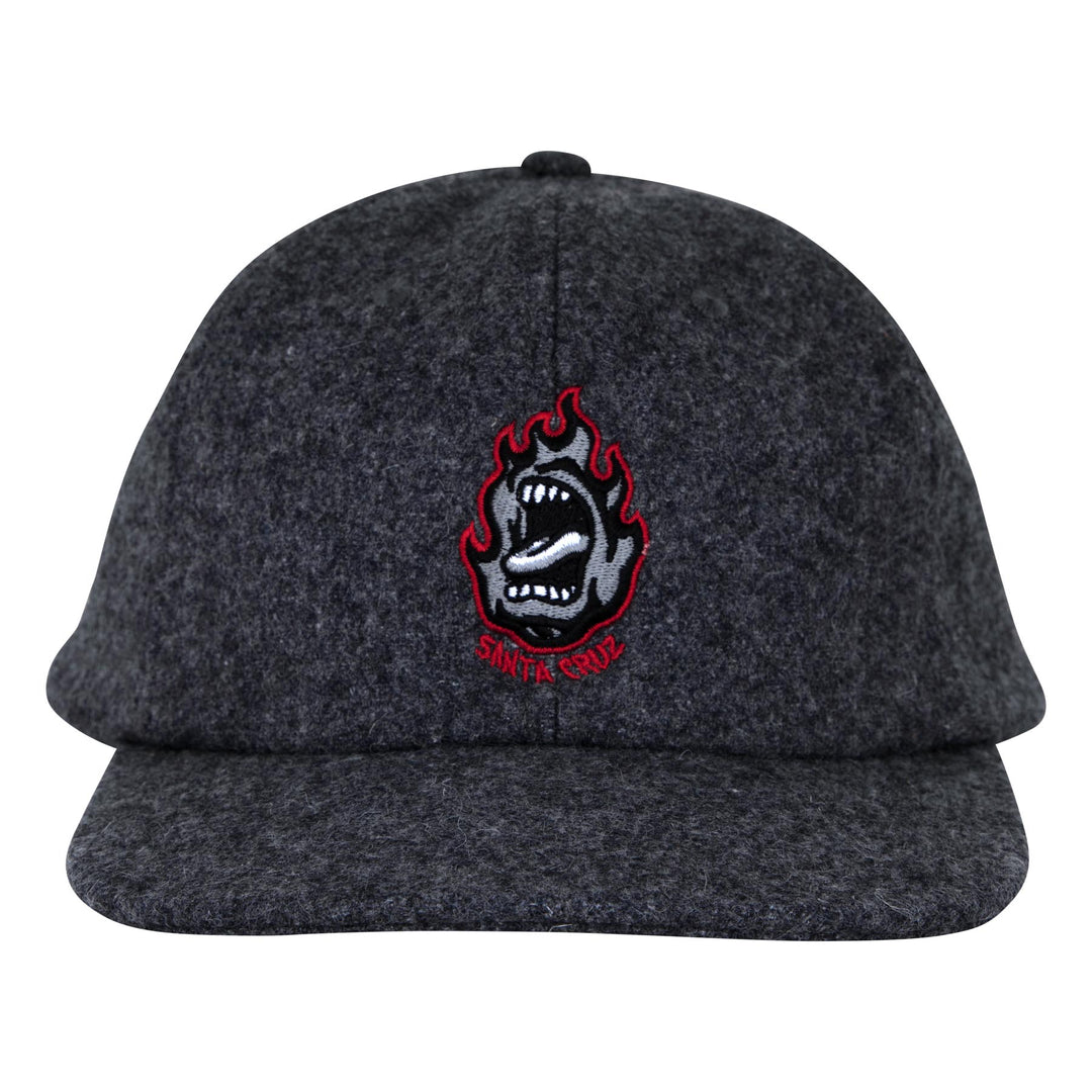 Santa Cruz Screaming Fire Unstructured Snapback Hat