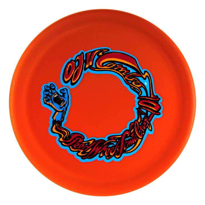 Santa Cruz Speed Wheels Screaming Hand Orange Pint Glass