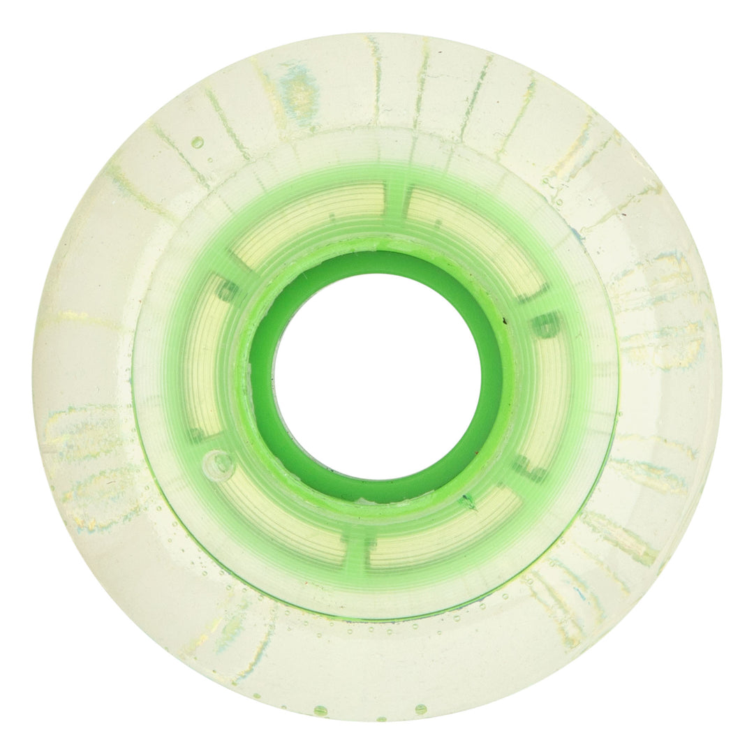Ricta Clouds Clear Splatter/Camo Green 57mm 78a Skateboard Wheels