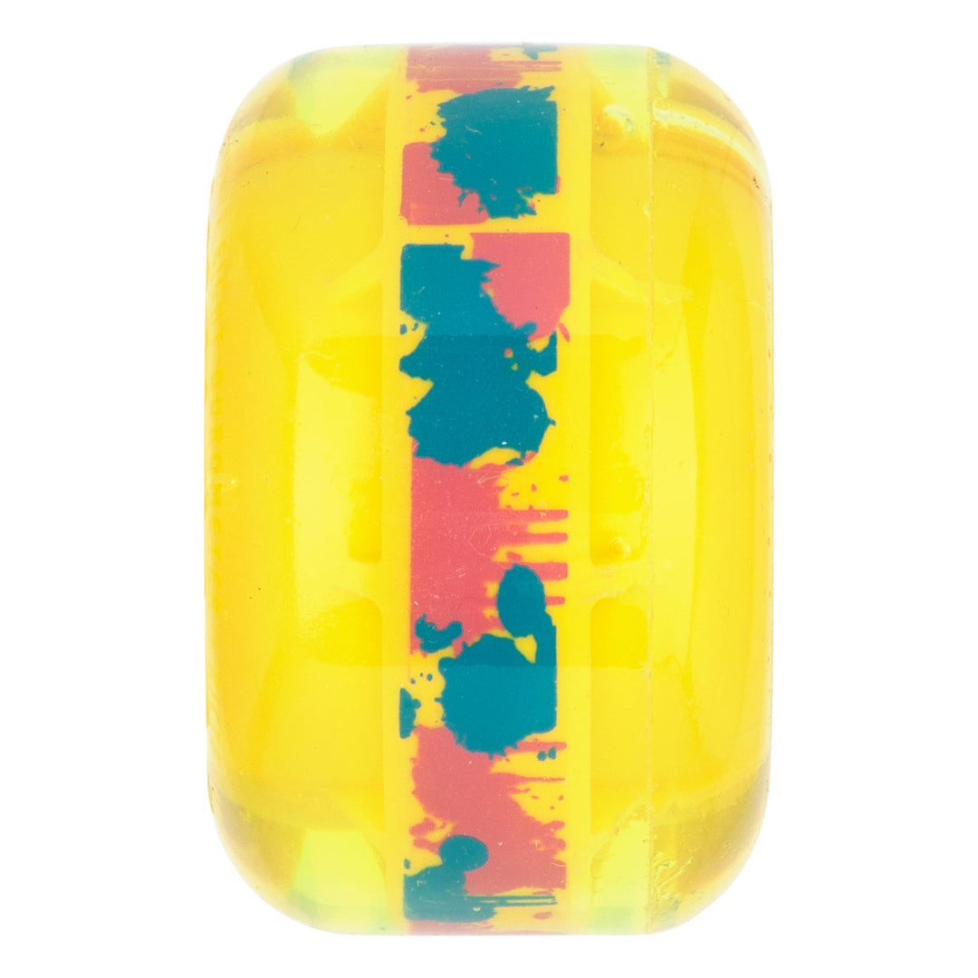 Ricta Clouds Clear Splatter/Camo Yellow 54mm 78a Skateboard Wheels
