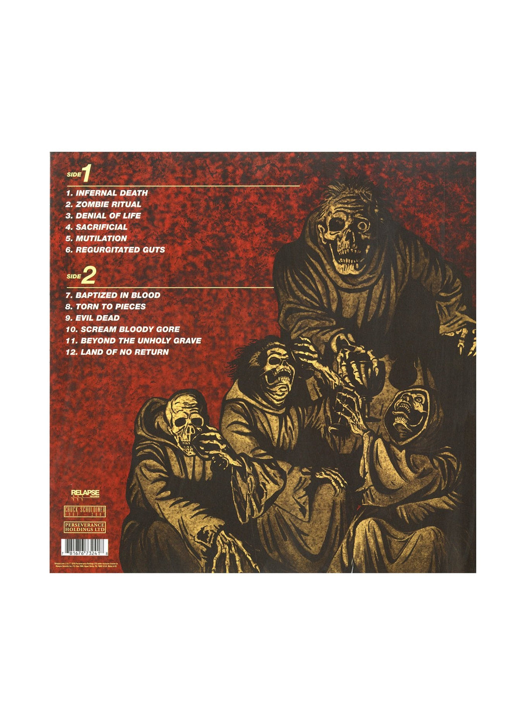 Death - Scream Bloody Gore (Limited Edition Blue Colored Vinyl)