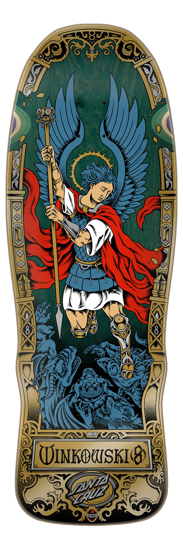 Santa Cruz Winkowski Archangel 10.35" Shaped Skateboard Deck