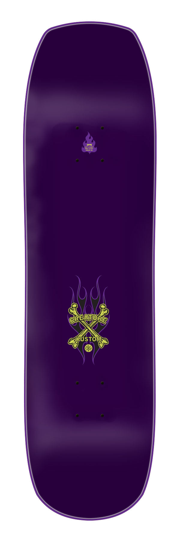 CREATURE "Shop Flame" 8.5" SKATEBOARD DECK