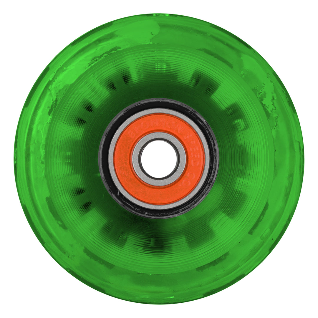 Slime Balls Screaming Slime Light Ups OG Slime Green Yellow 60mm 78a Skateboard Wheels