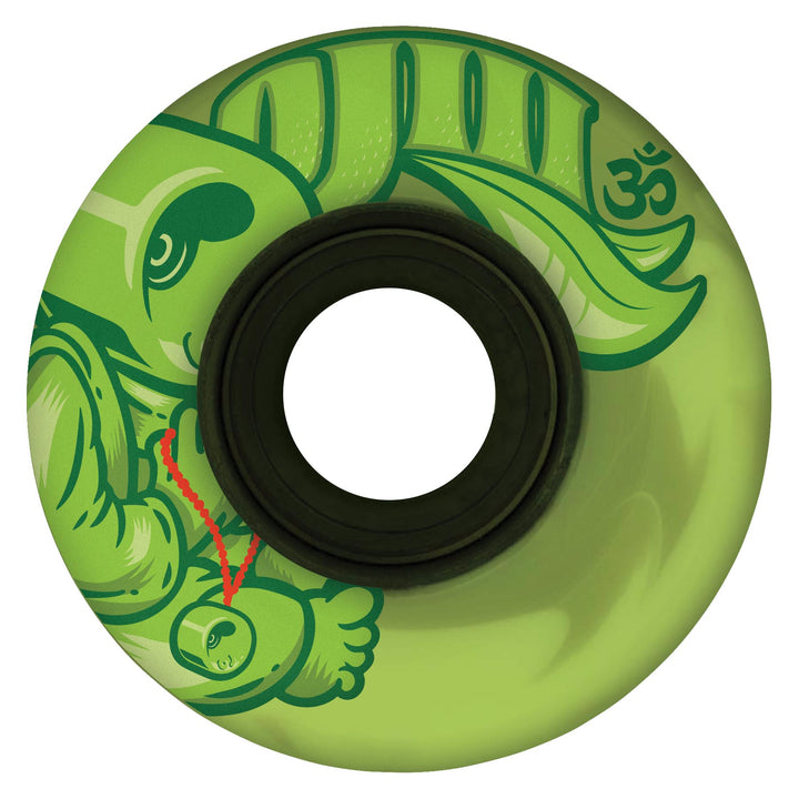 OJ 55mm Cru-Zen Mini Super Juice Emerald Marble Swirl 78a Skateboard Wheels