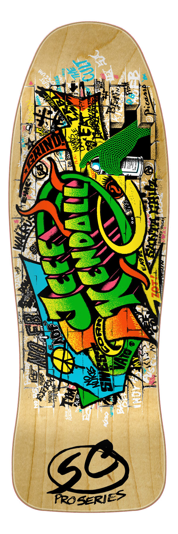 **Pre Order** Santa Cruz Jeff Kendall Graffiti Natural Skateboard Deck