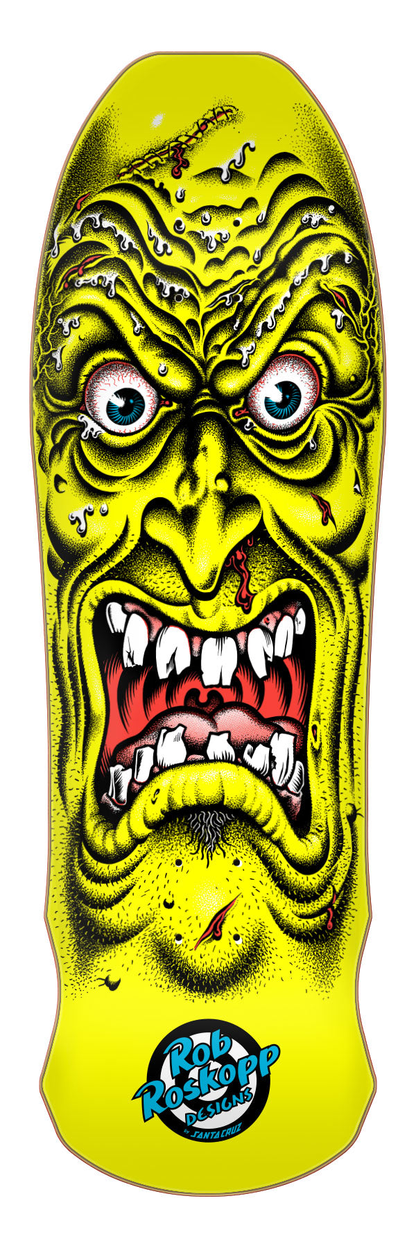 Pre-Order** SANTA CRUZ ROB ROSKOPP FACE YELLOW 9.5