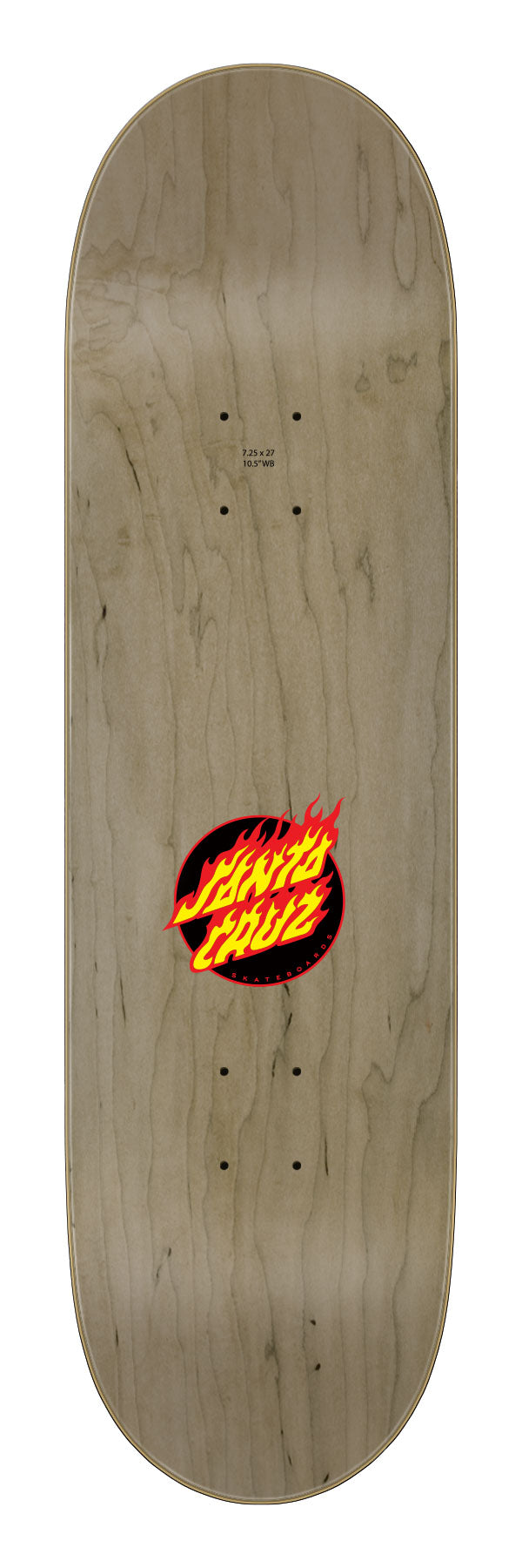 Santa Cruz Flame Dot 7.25" Skateboard Deck