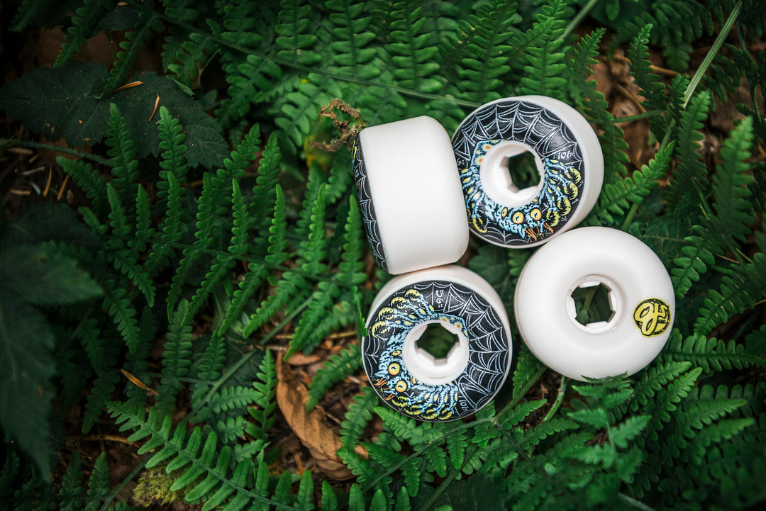 Oj Eric Dressen Spider Elite Chubbies White 56mm 101a Skateboard Wheels