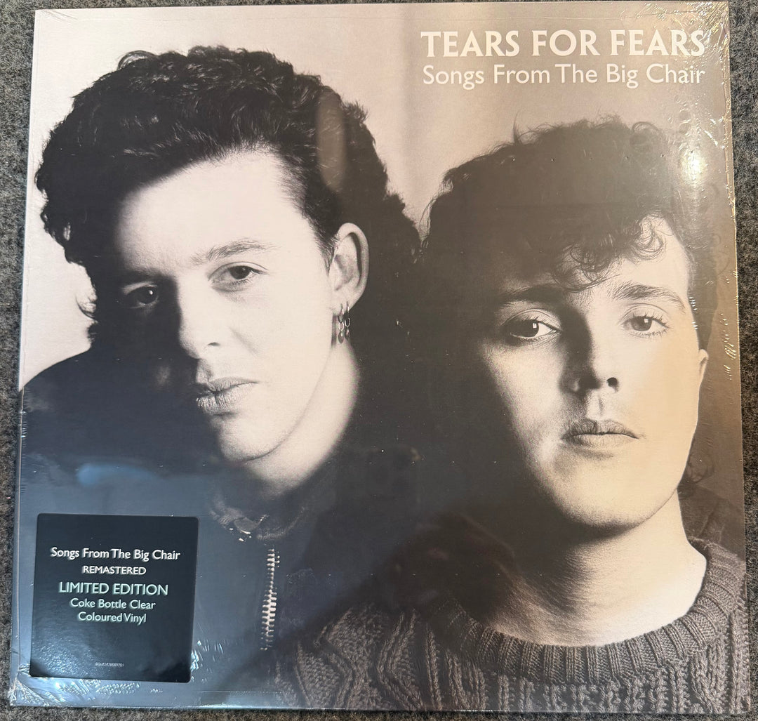 Tears For Fears - Songs From The Big Chair [Coke Bottle Clear] Front Vinyl Record Cover