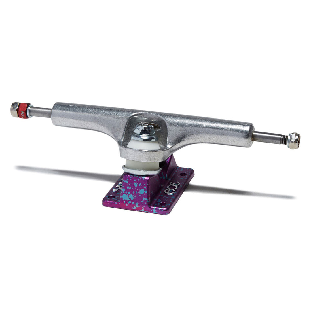 Ace AF1 Magenta Splatter / Polished Skateboard Trucks