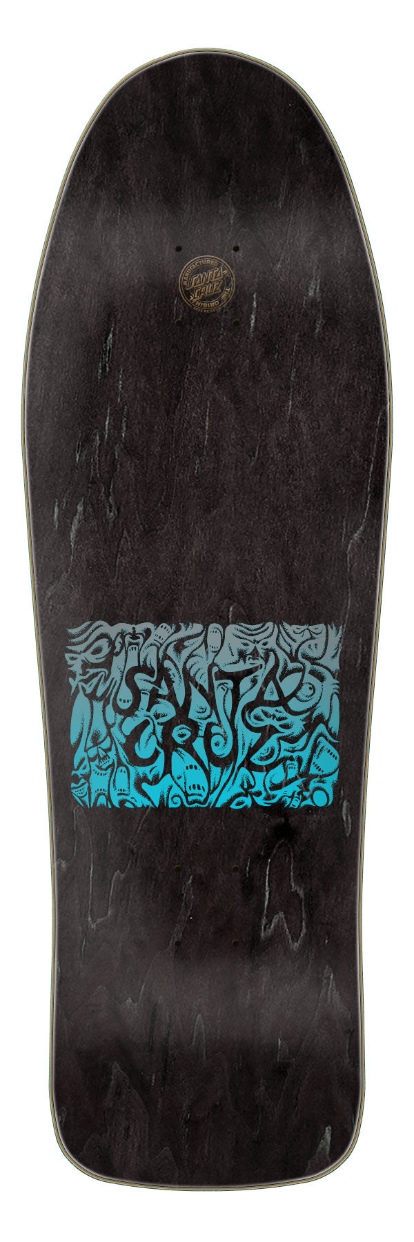 **Pre-Order** Santa Cruz Knox "Firepit" Silver Kaleidoscope 10" Skateboard Deck