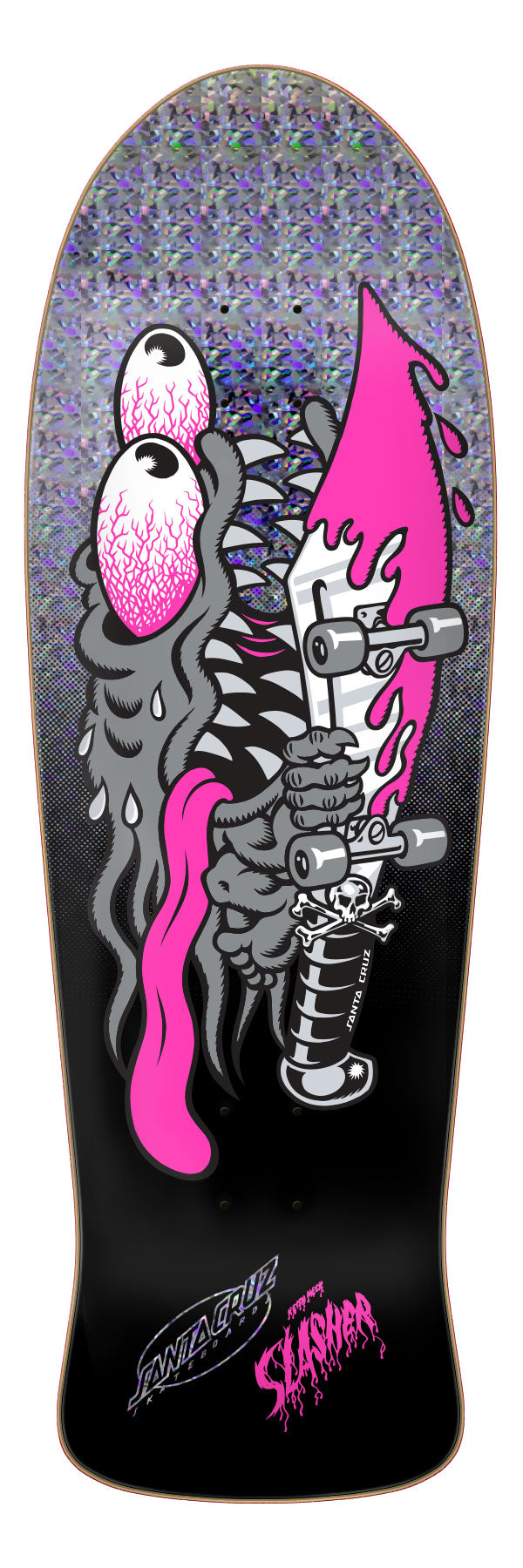 damngood 床上手さん　花魁髑髏ver SANTA CRUZ SLASHER Silver Kaleidoscope 10.1