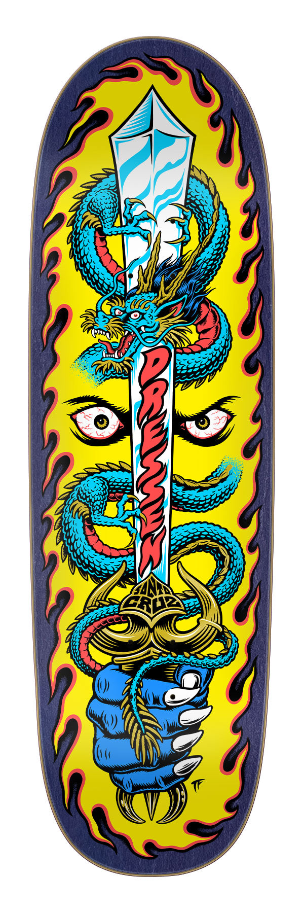 Santa Cruz Dressen Sword Pro 9.25" Skateboard Deck