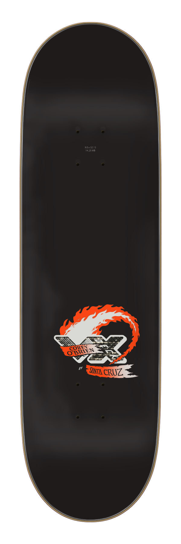 Santa Cruz O'Brien Reaper Hand VX 9" Skateboard Deck