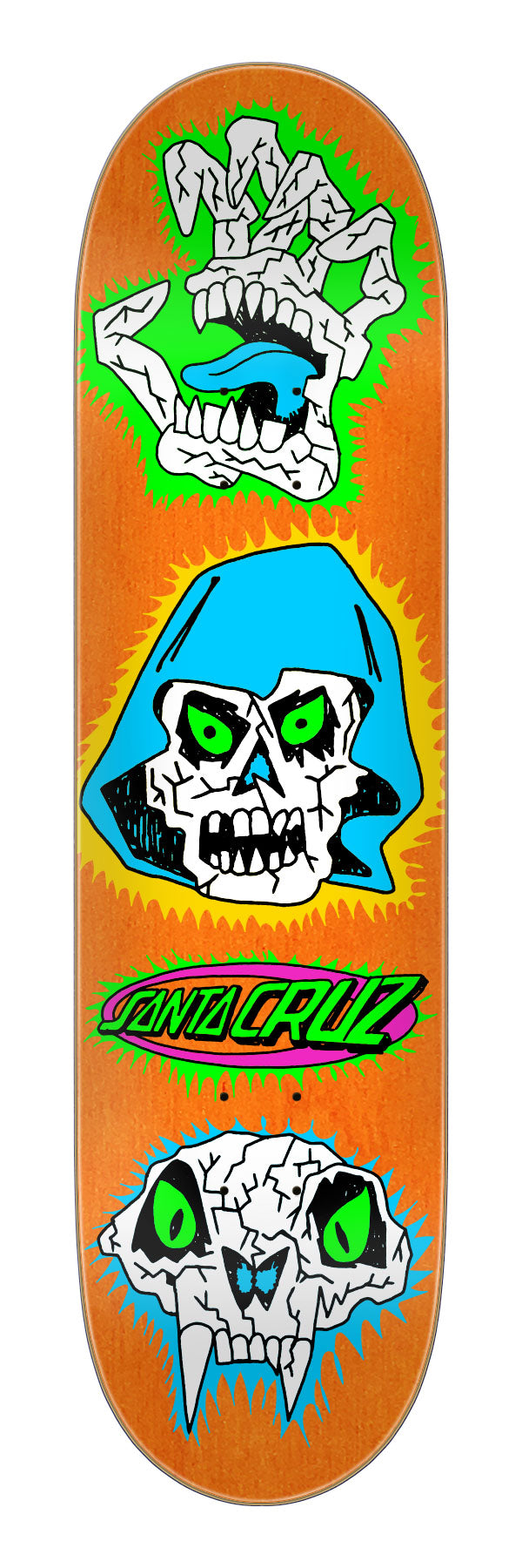 Santa Cruz Scribble Head FeelBase 7.75" Skateboard Deck