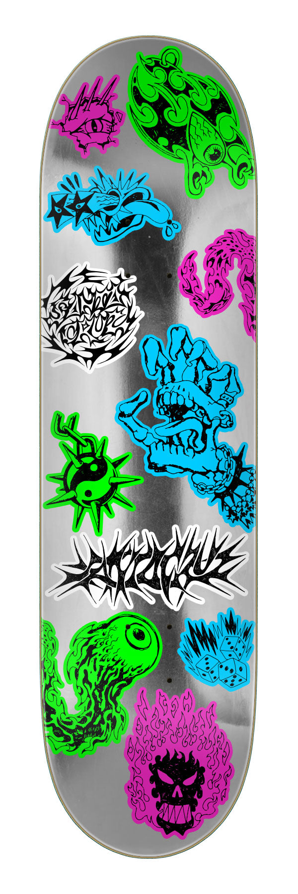 Santa Cruz Flash FeelBase 8" Skateboard Deck