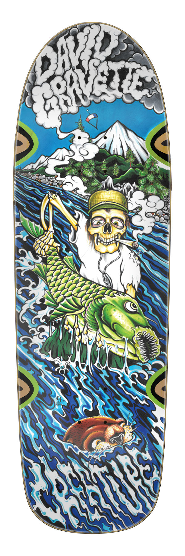 Creature David Gravette Hippie Falls 9"Skateboard Deck