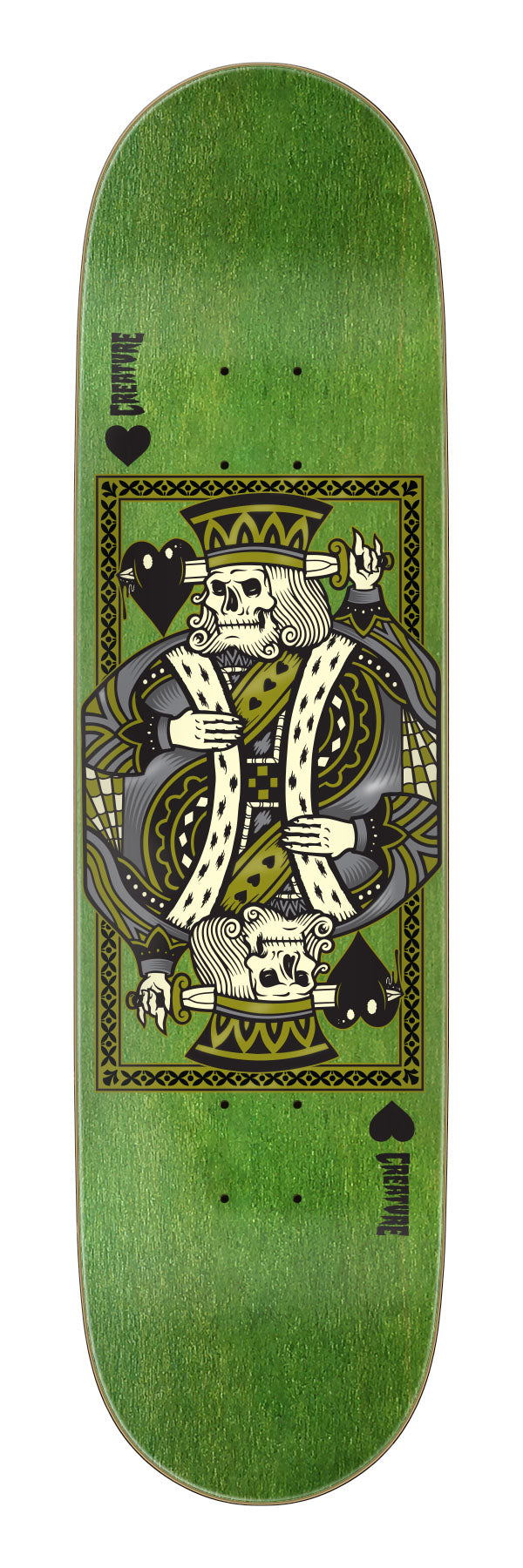 Creature Heshking Twin SM 8.2" Skateboard Deck