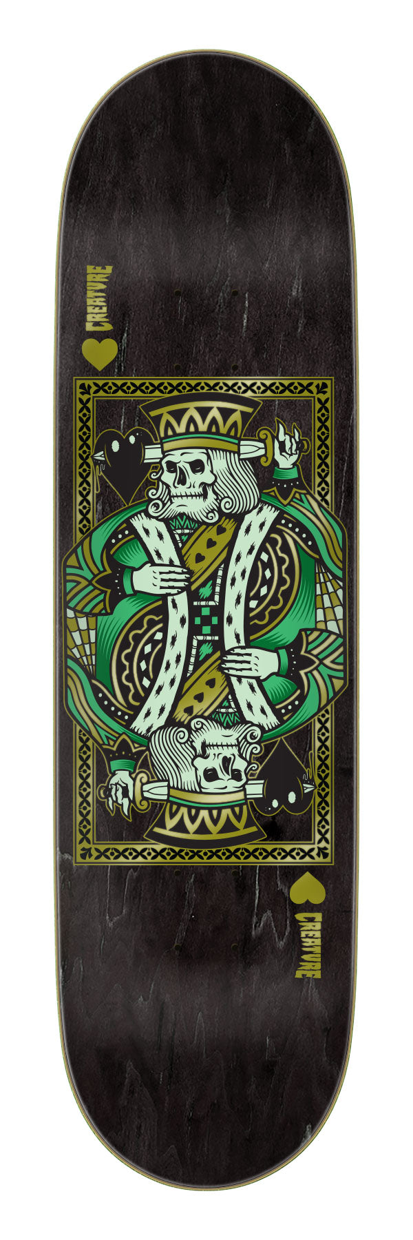 Creature Heshking Twin LG 8.5" Skateboard Deck