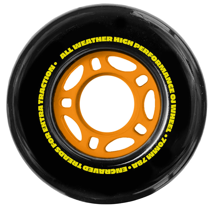 OJ Thunder Juice Dirt Tires Black 70mm 78a Skateboard Wheels
