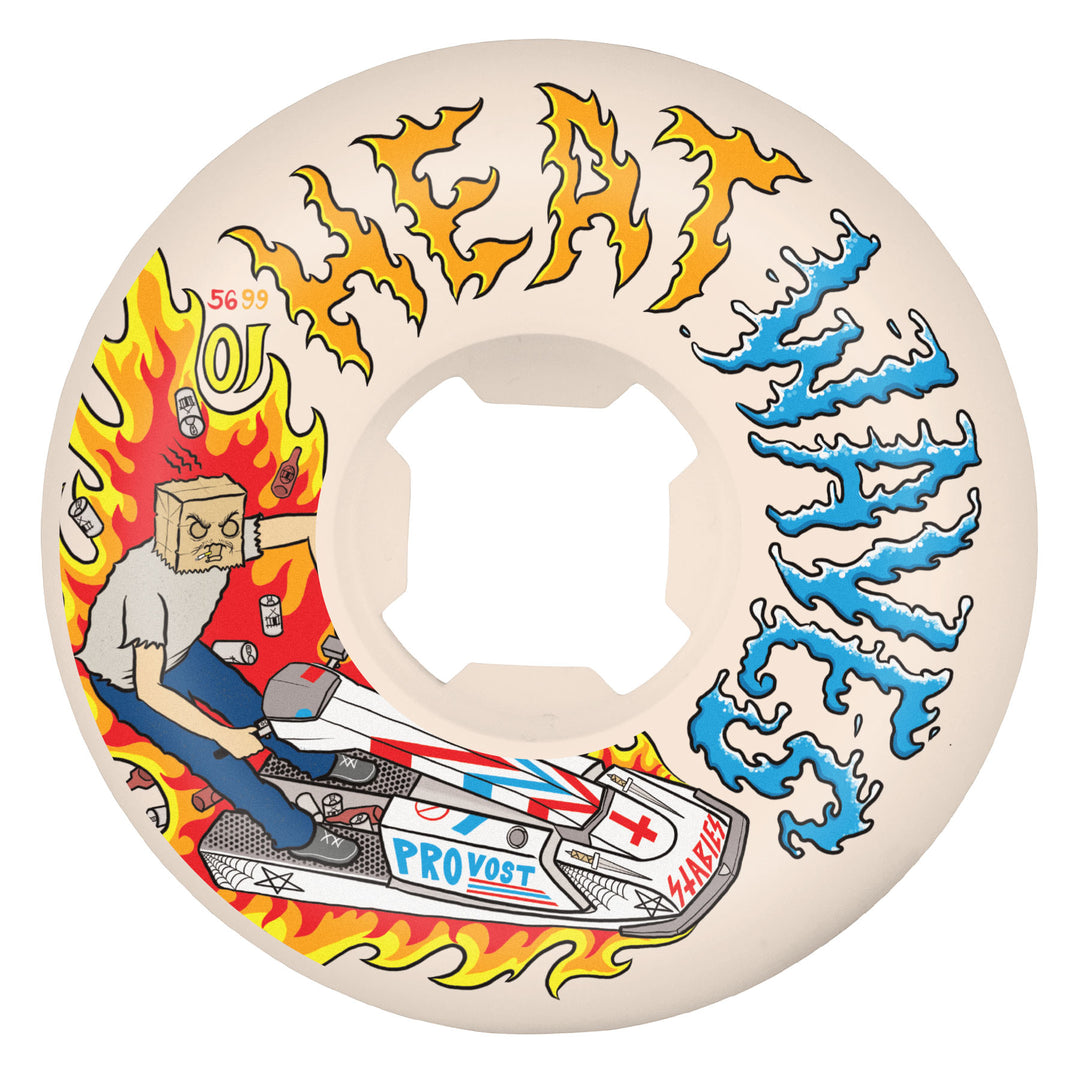 OJ Collin Provost Elite White Full Combo 56mm 99a Skateboard Wheels