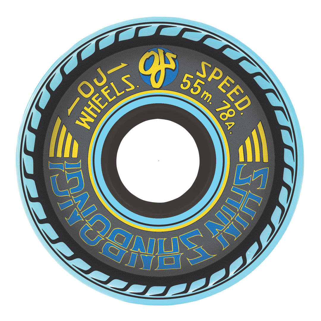 OJ Shin Sanbongi Mini Super Juice Blue  55mm 78a Skateboard Wheels