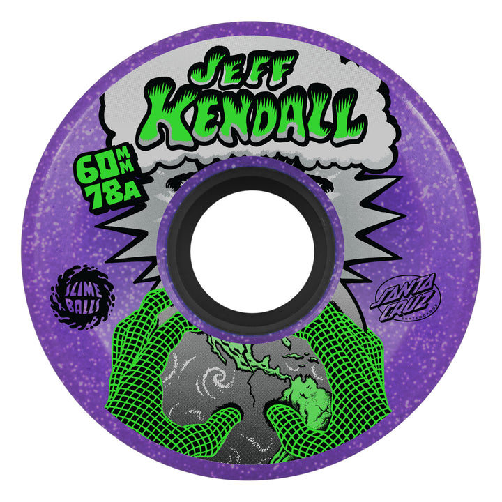 Slime Balls Kendall End of the World Slime Purple 60mm 78a Skateboard Wheels