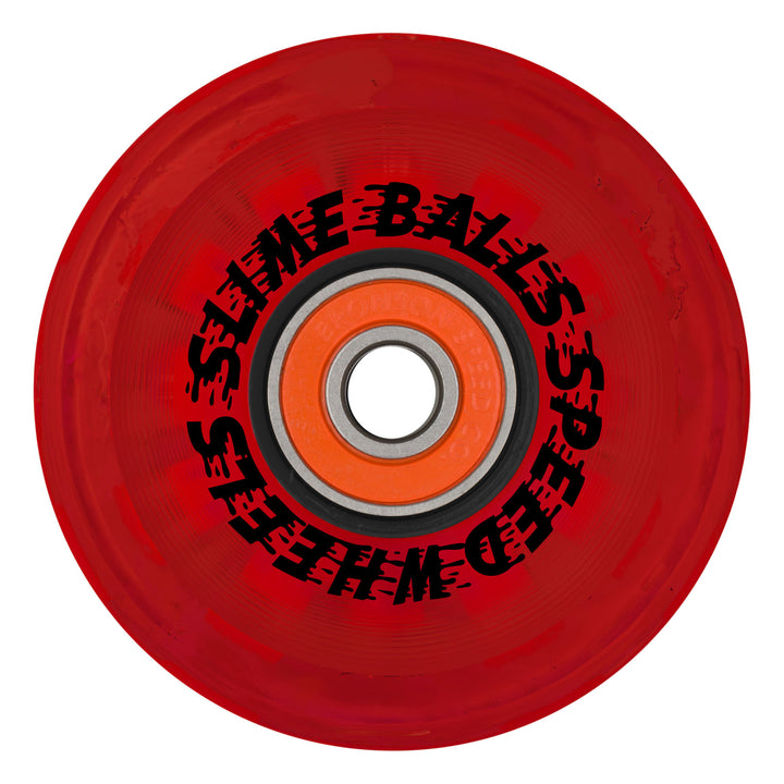 Slime Balls Cafe Light Ups OG Slime Red 60mm 78a Skateboard Wheels