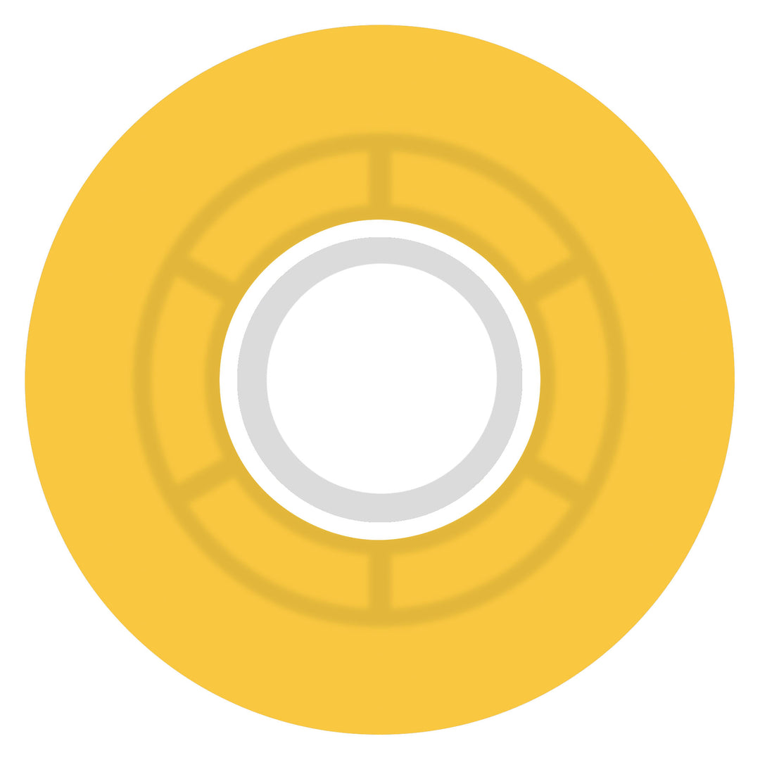 Ricta Clouds Transparent Citrus White 55mm 78a Skateboard Wheels
