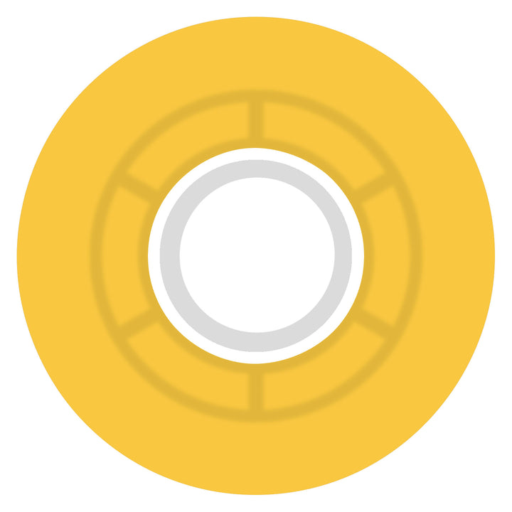 Ricta Clouds Transparent Citrus White 55mm 78a Skateboard Wheels