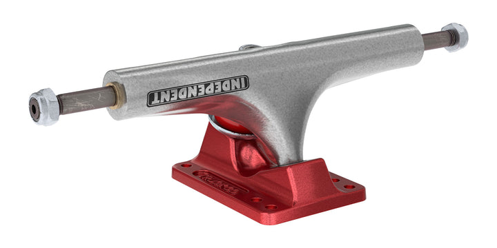 Independent Stage 4 Hollow Silver Ano Red Skateboard Trucks