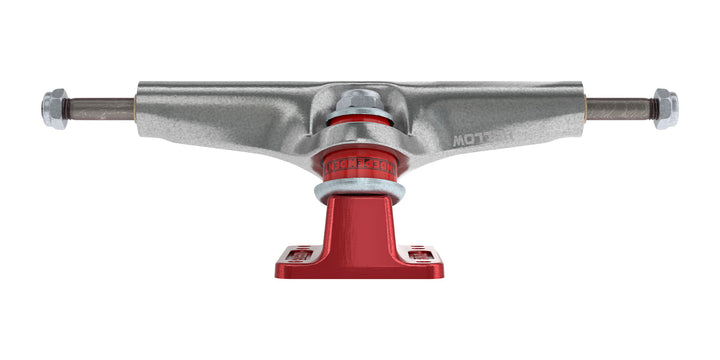Independent Stage 4 Hollow Silver Ano Red Skateboard Trucks