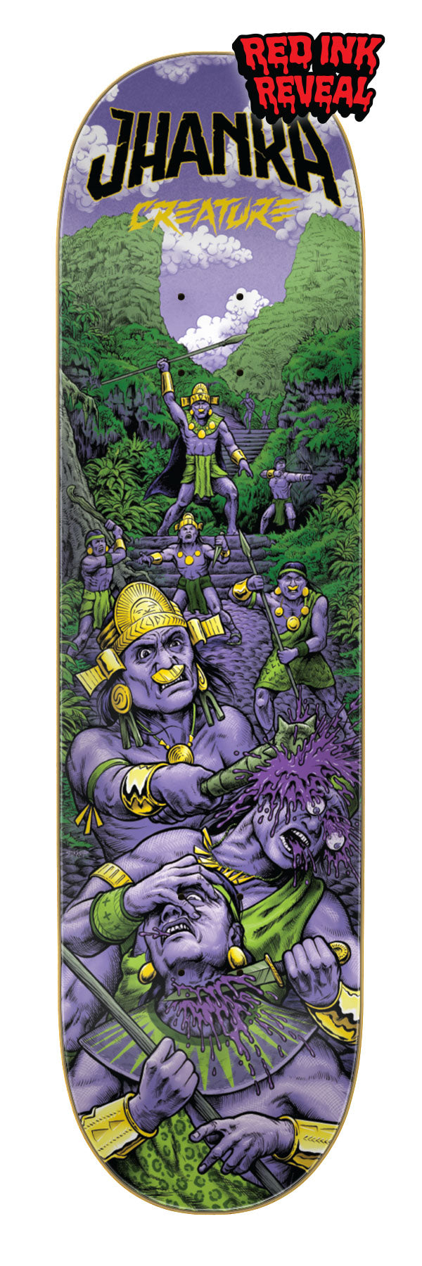 Creature Gonzalez Warriors 8.375" VX Skateboard Deck