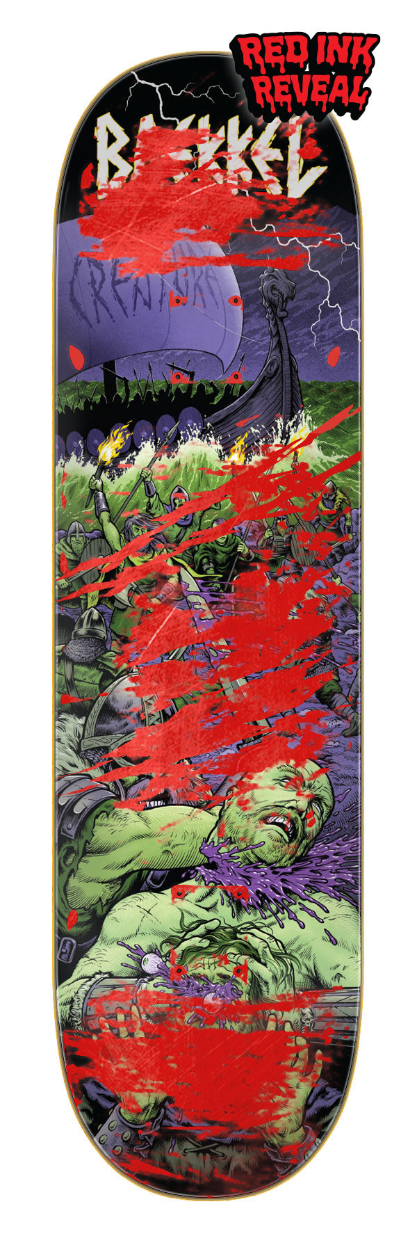 Creature Baekkel Warriors 8.6" VX Skateboard Deck