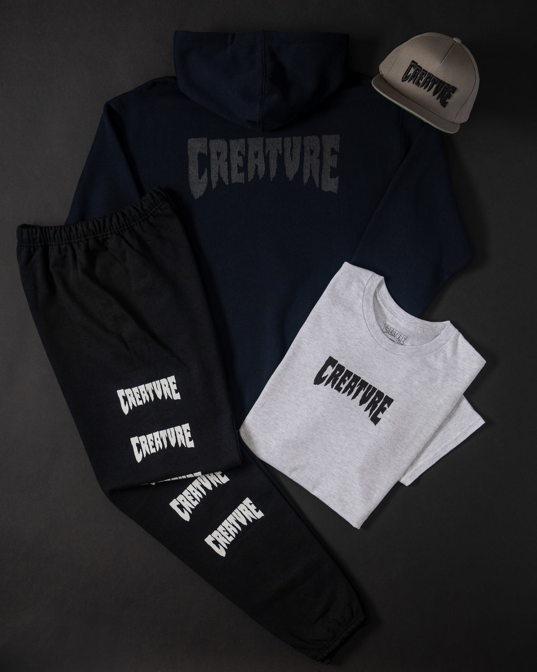 Creature Mono Logo Snapback Structured Hat