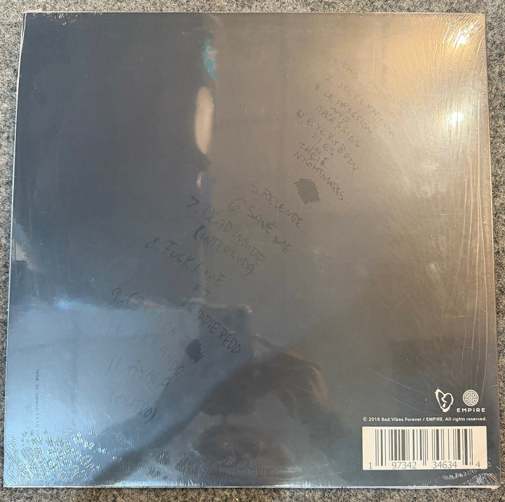 XXXTENTACION - 17 [Animated Picture Disc] Back Vinyl Record Cover