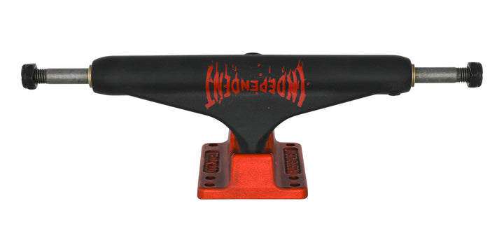 Independent Stage 11 Splatter Span Black Ano Red Skateboard Trucks
