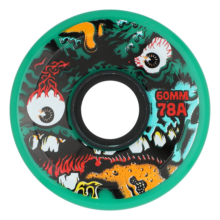 Slime Balls Roskopp Face Two Reissue 60mm 78a OG Green Slime Skateboard Wheels