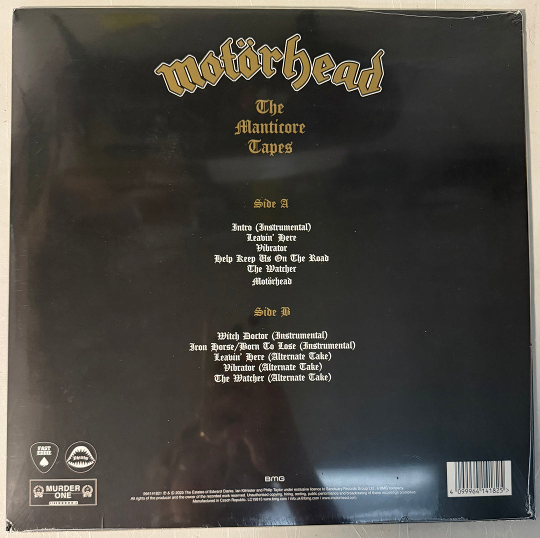 Motorhead - The Manticore Tapes Vinyl LP Record