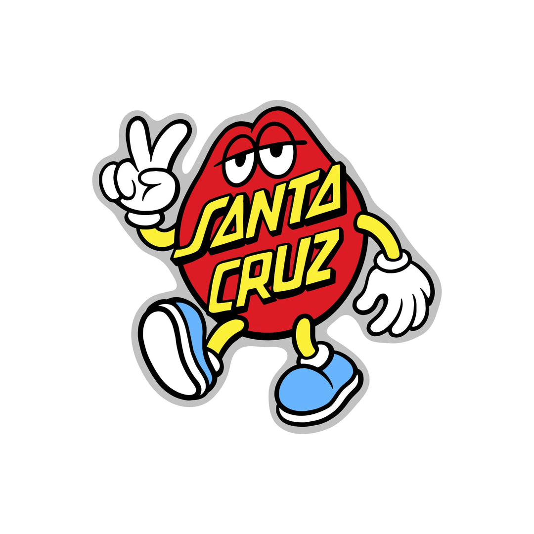 Santa Cruz Dot Guy 3.66" Sticker