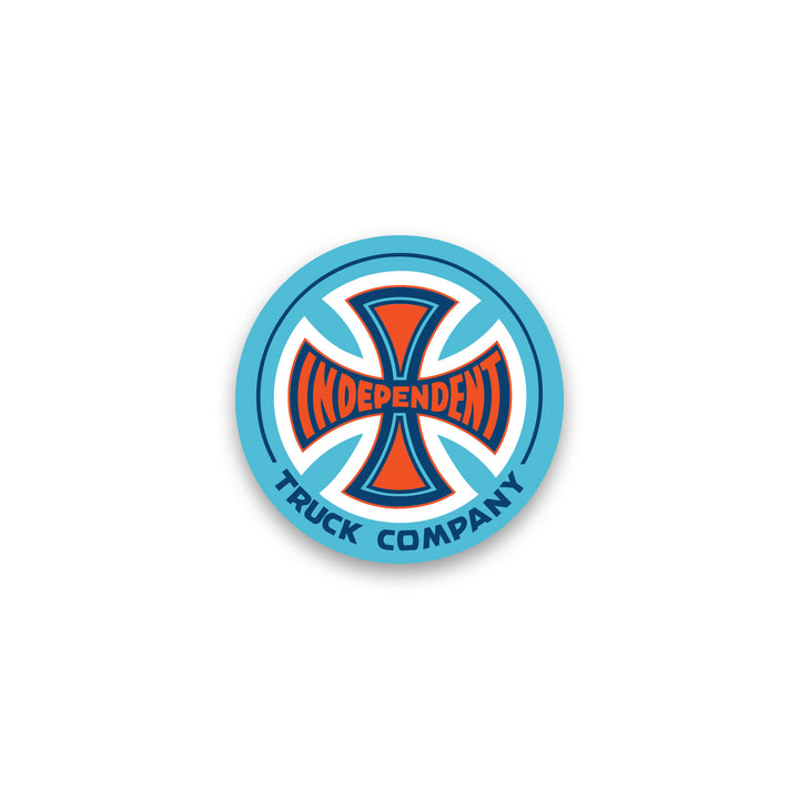 Independent Truck Co Legacy Blue/Orange 1" Sticker
